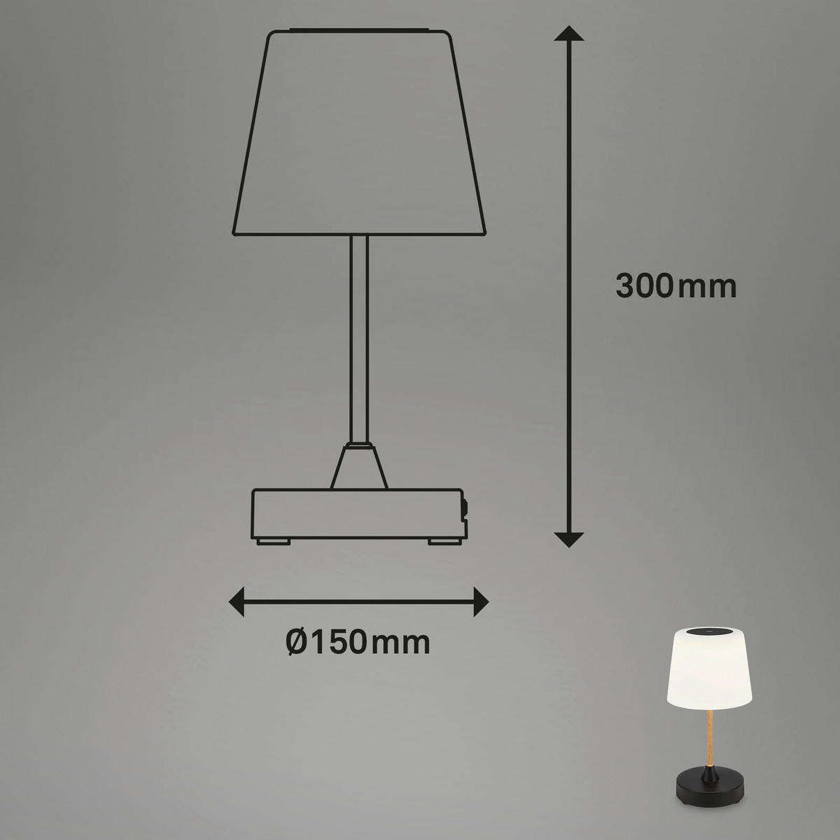 NAMIZNA SVETILKA ZA POLNJENJE        12,5/30 cm       - bela, Trend, steklo (12,5/30cm)