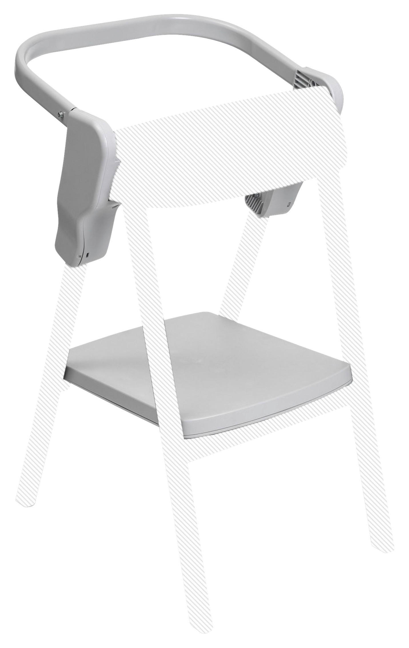 LERNTURM CRESCENDO UP  - Grau, Basics, Kunststoff (45/99/65cm) - Chicco