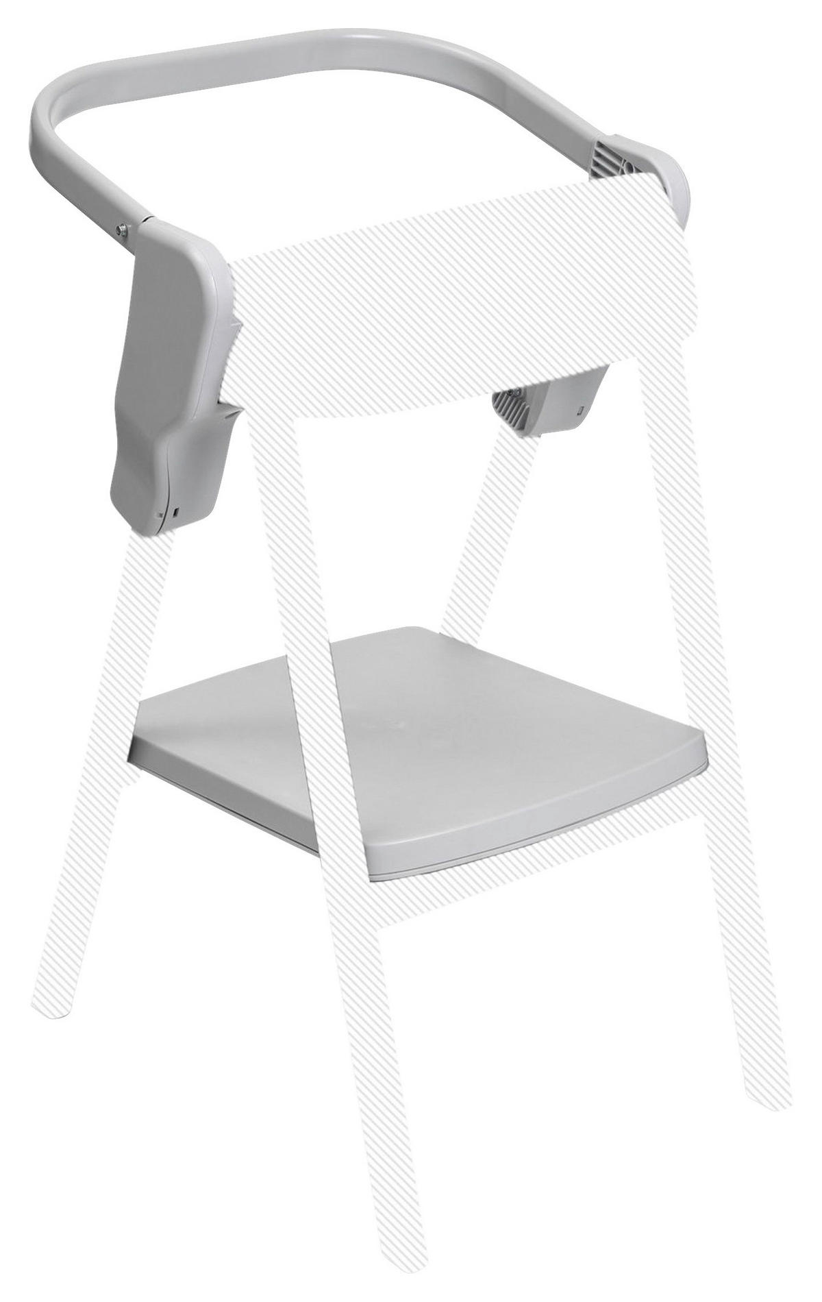 LERNTURM UMBAU-SET CRESCENDO UP  - Grau, Basics, Kunststoff (45/99/65cm) - Chicco
