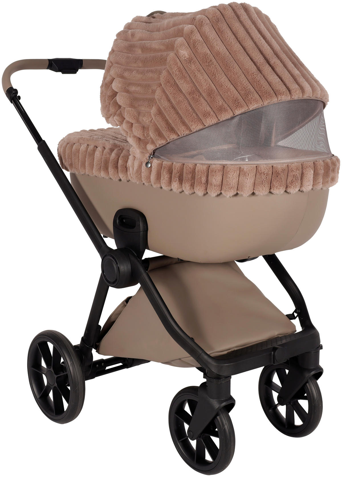 BARNVAGNSSET Facetty  - cappuccino/svart, Design, metall/textil (104,5/62/94cm) - Jimmylee