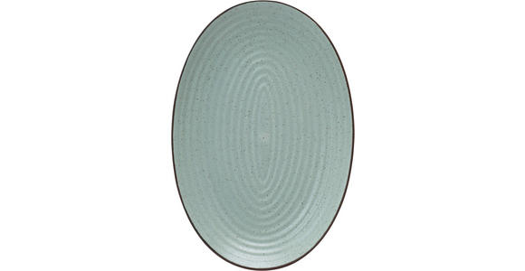 SERVIERPLATTE FARMHOUSE 21/31 cm  - Grün, Design, Keramik (21/31cm) - Landscape