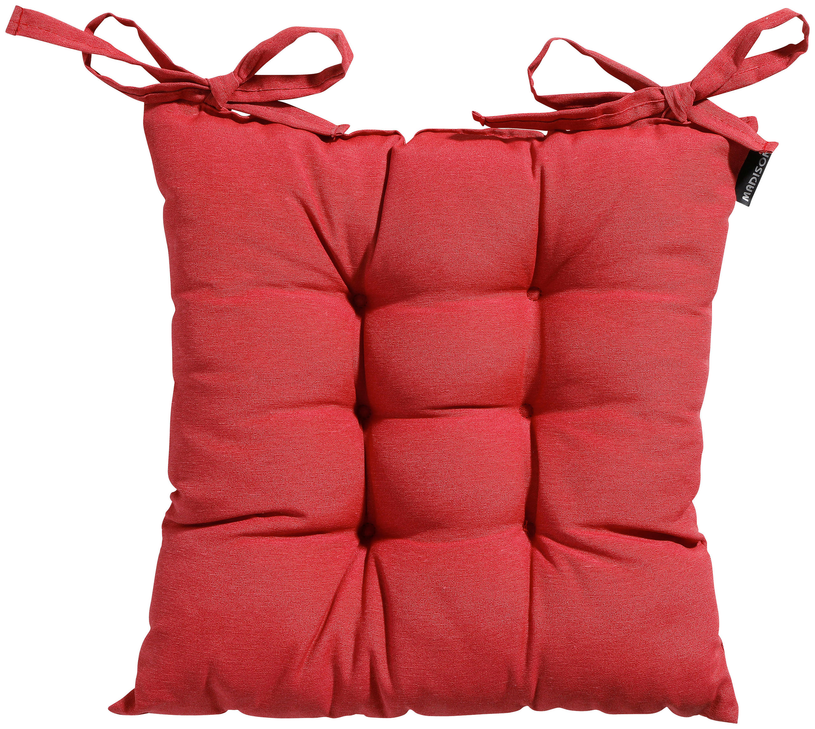 SITZKISSEN 46/46/6 cm    - Rot, Basics, Textil (46/46/6cm)