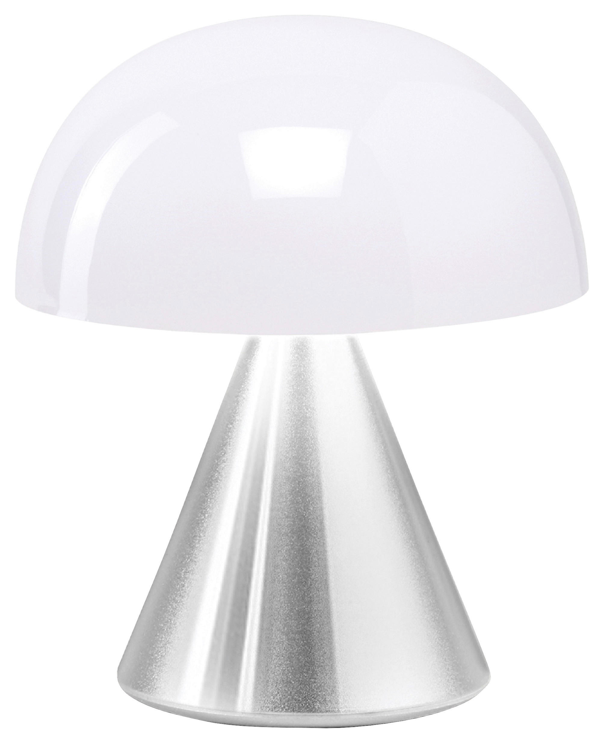 TISCHLEUCHTE 7/8,3/7 cm   - Alufarben, Design, Kunststoff/Metall (7/8,3/7cm)