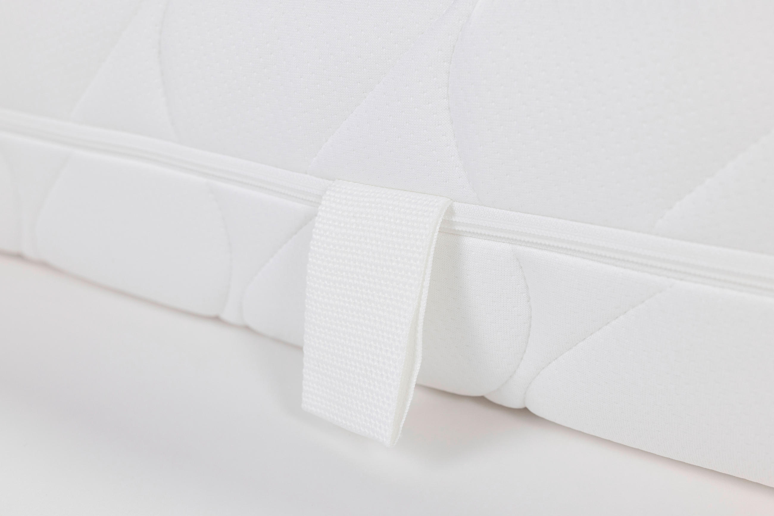 TASCHENFEDERKERNMATRATZE 90/200 cm Höhe ca. 17 cm  - Weiß, MODERN, Textil (90/200cm) - Livetastic