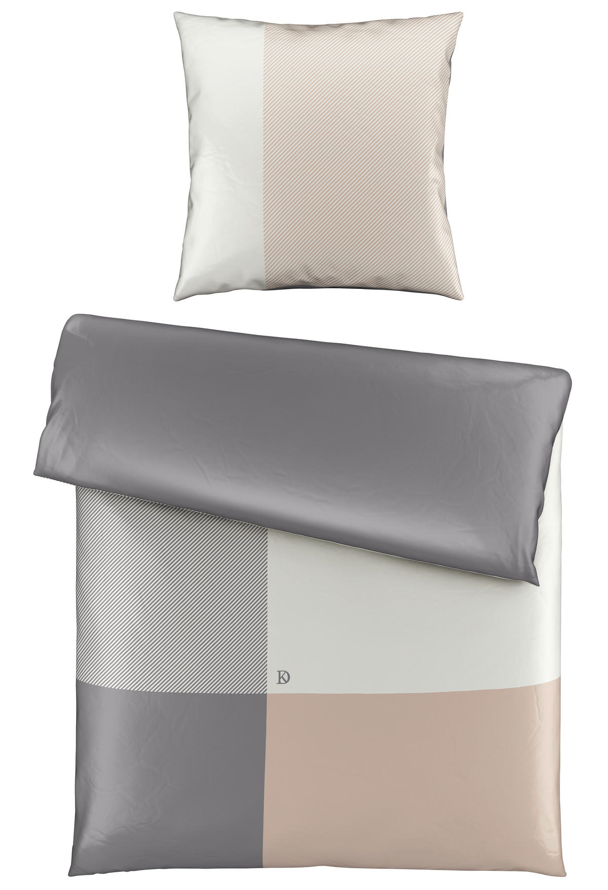 WENDEBETTWÄSCHE 155/220 cm Satin  - Multicolor, Basics, Textil (155/220cm) - Dieter Knoll