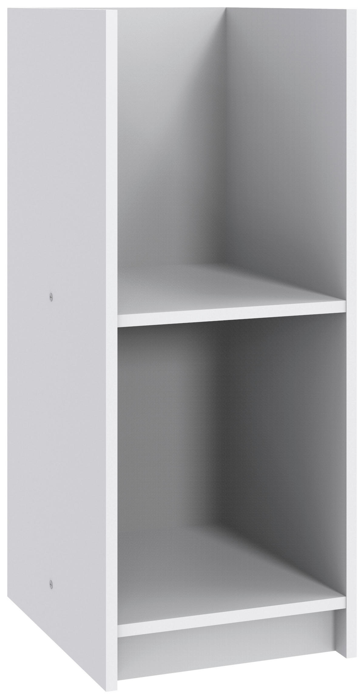 SPODNÝ REGÁL, 34/83/38 cm - biela, Modern, kompozitné drevo (34/83/38cm) - MID.YOU