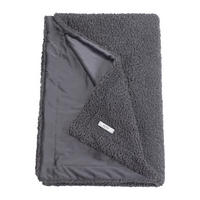 PLAID E-Teddy 130/170 cm  - Anthrazit, Basics, Textil (130/170cm) - Esprit