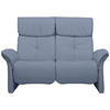 2-SITZER-SOFA in Echtleder Hellblau  - Schwarz/Hellblau, KONVENTIONELL, Leder/Kunststoff (152/107/91cm) - Himolla Komfortklass