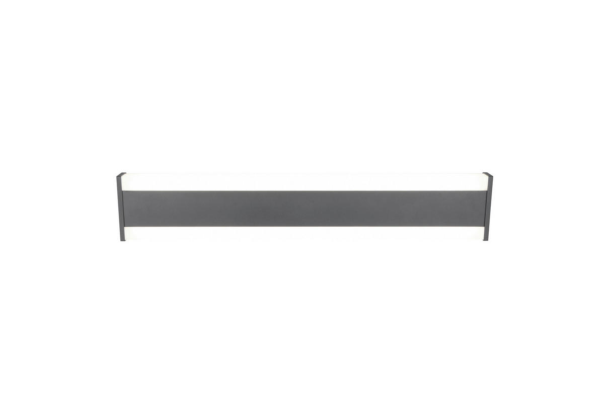 AUSSENWANDLEUCHTE - Weiss/Anthrazit, Design, Kunststoff/Metall (10,7/60/6cm) - Trio Leuchten