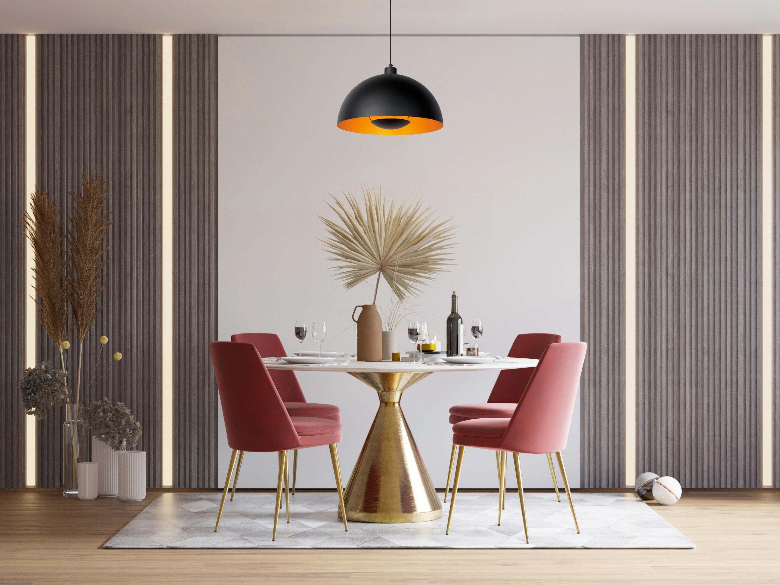 HÄNGELEUCHTE Siemon 40/150 cm   - Schwarz, Design, Metall (40/150cm) - Lucide