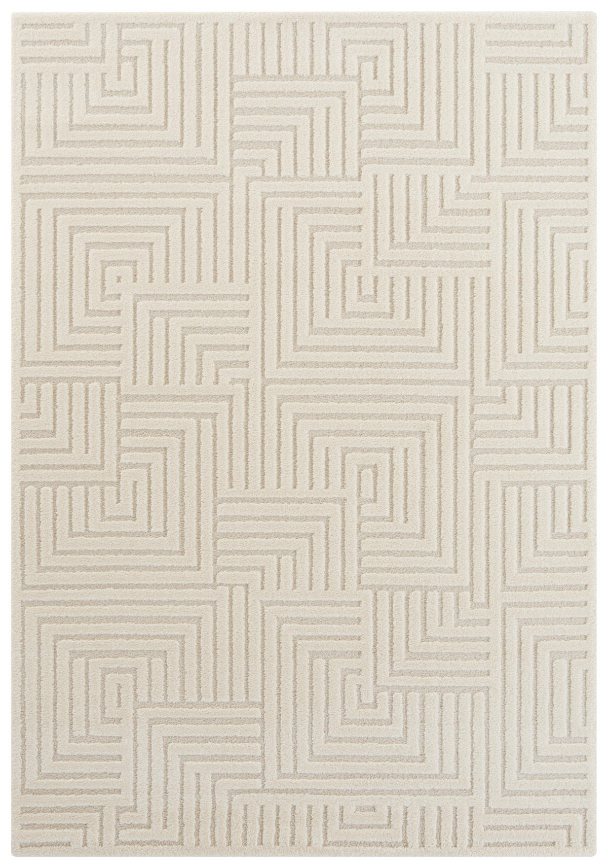 HOCHFLORTEPPICH 80/150 cm New York Creme  - Creme, Basics, Kunststoff/Textil (80/150cm) - Hanse Home