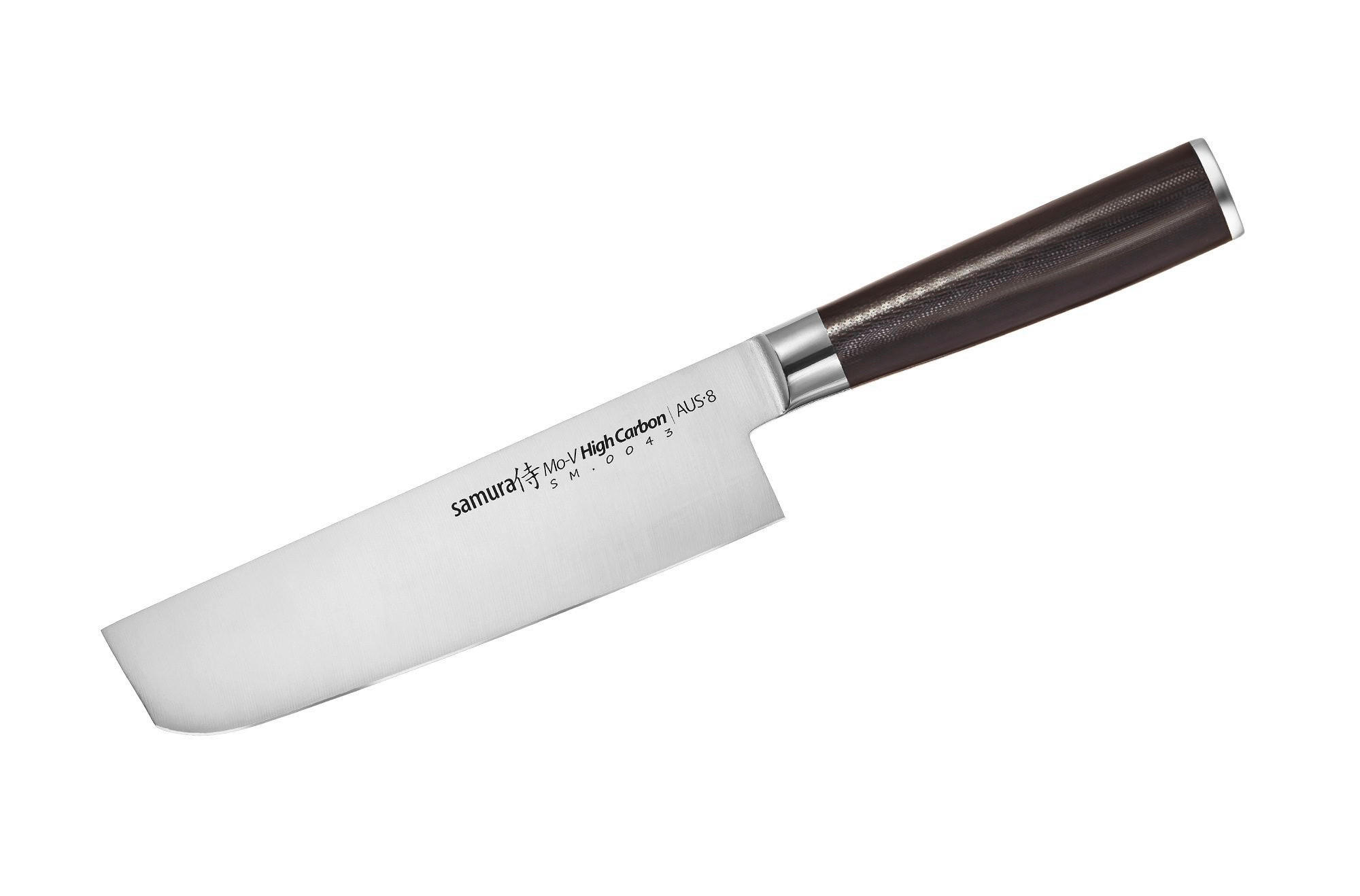 NOŽ KUHINJSKI MO-V 37,2/3,9/2,8 cm oplemenjeni čelik - srebrne boje/crna, Basics, drvni materijal/metal (37,2/3,9/2,8cm) - Samura