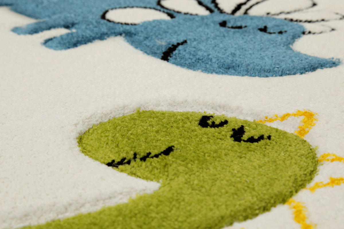 KINDERTEPPICH 120 cm Dino & Friends Dinosaurier  - Multicolor, Design, Textil (120cm)