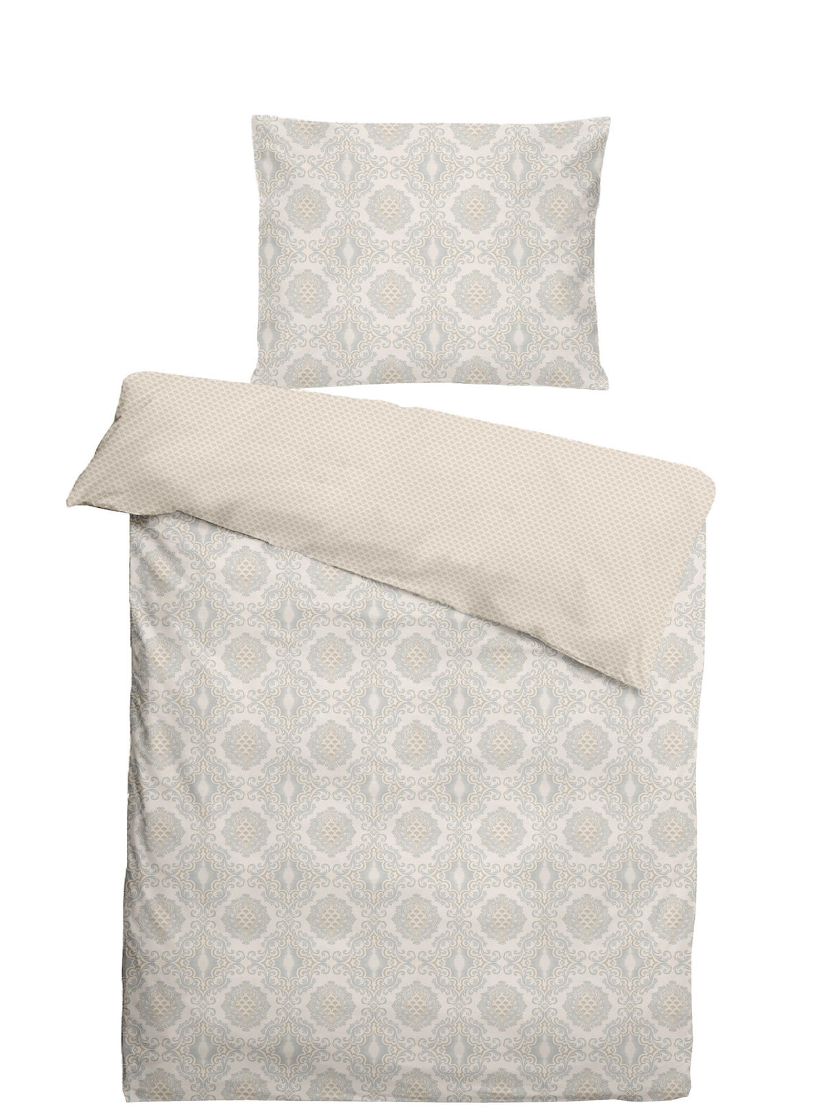 BETTWÄSCHE RALPH BAUER 2026 Jacquard, Damast 140/200 cm  - Perlmutt, Basics, Textil (140/200cm) - Ralph Bauer