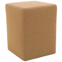 HOCKER in Textil Messingfarben  - Messingfarben/Silberfarben, Design, Kunststoff/Textil (38/47/38cm) - LOOKS by W.Joop
