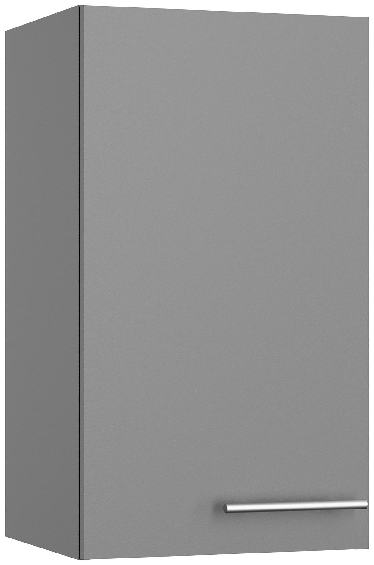 KÜCHENBLOCK 270 cm   in Grau  - Edelstahlfarben/Anthrazit, Basics, Holzwerkstoff/Metall (270cm) - Optifit