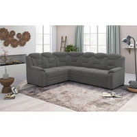 ECKSOFA in Chenille Anthrazit  211/263 cm  - Anthrazit/Schwarz, Basics, Kunststoff/Textil (211/263cm) - MID.YOU