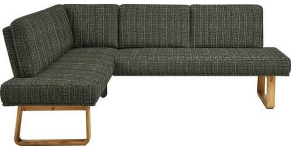 ECKBANK 174/265 cm in Grün, Eichefarben - Eichefarben/Grün, Design, Holz/Textil (174/265cm) - Dieter Knoll