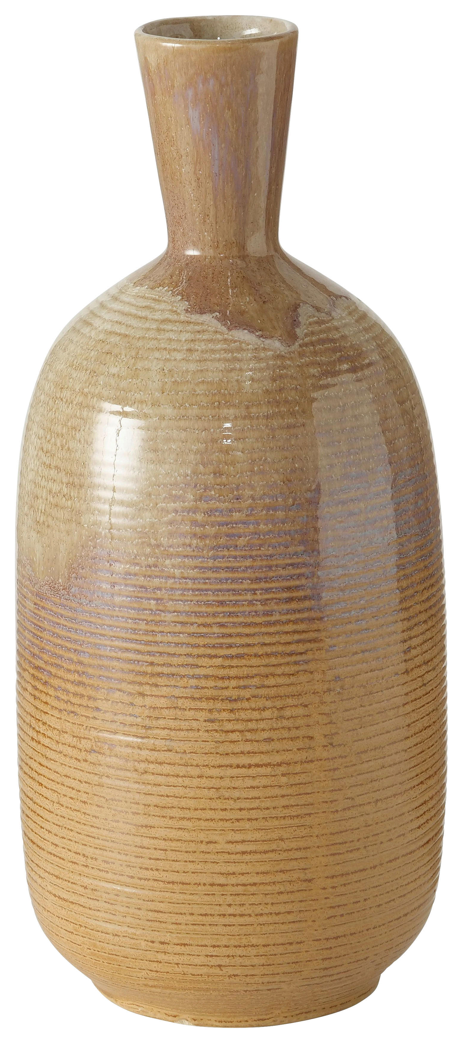VASE 36 cm  - Beige/Braun, Natur, Keramik (15/36cm)