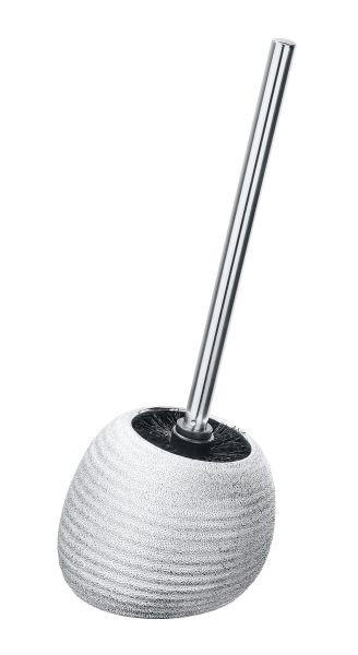 Wenko Wc-Bürstengarnitur Polaris Juwel Silber 15x34.5x14.5 cm
