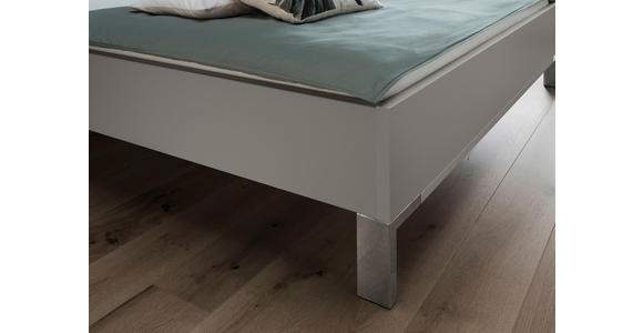 BETT 90/200 cm  in Grau  - Chromfarben/Grau, KONVENTIONELL, Metall (90/200cm) - Dieter Knoll