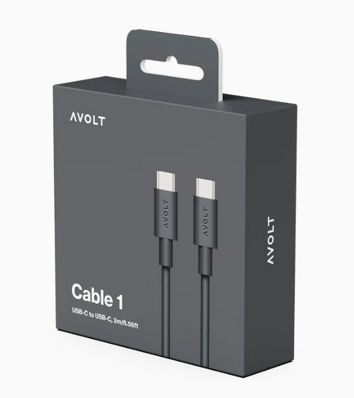 USB-LADEKABEL - Schwarz, Basics, Kunststoff (200cm) - AVOLT