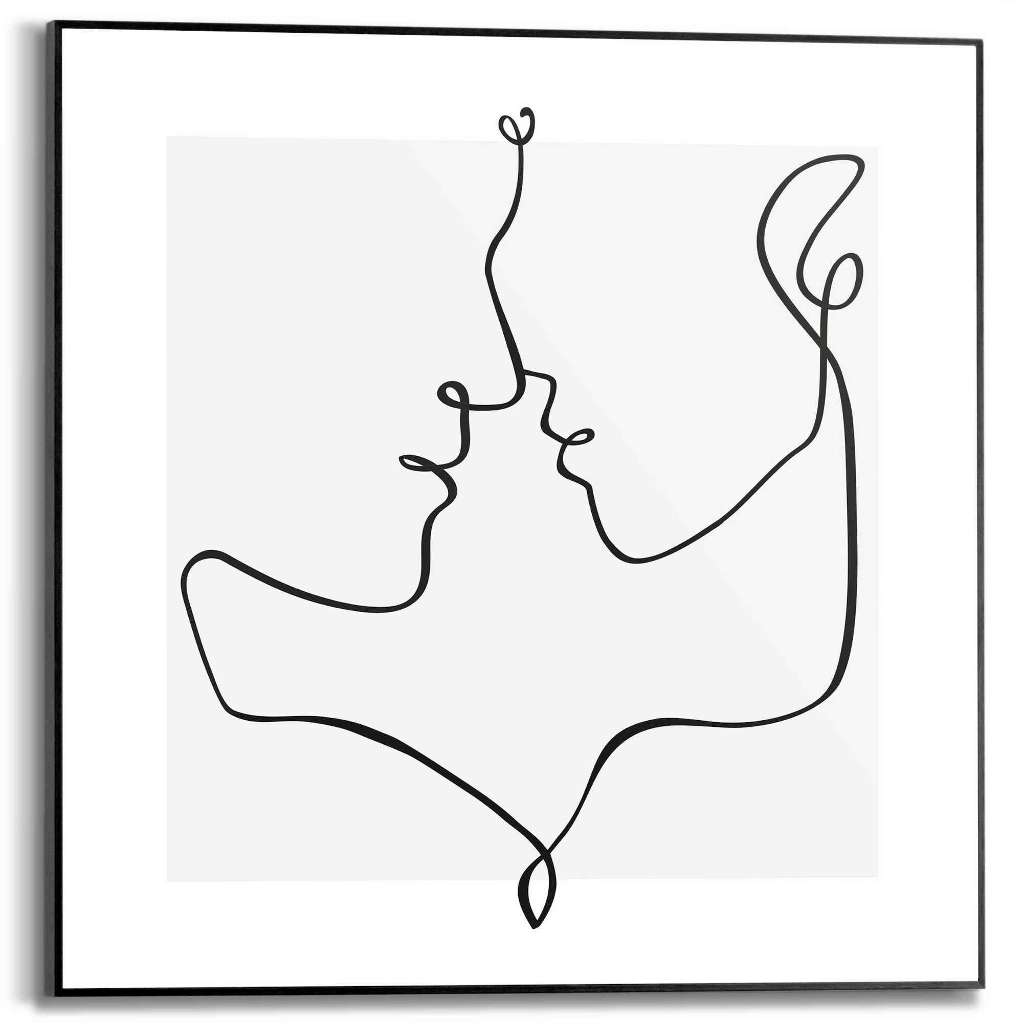 BILD 50/50 cm  - Schwarz, Trend, Holzwerkstoff (50/50cm) - Reinders!