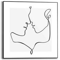 BILD 50/50 cm  - Schwarz, Trend, Holzwerkstoff (50/50cm) - Reinders!