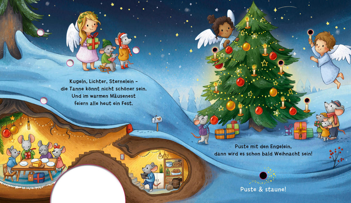 MITMACHBUCH Es leuchtet im Wald, kommt Weihnachten bald?  - Basics (17,6/19,6/1,8cm)