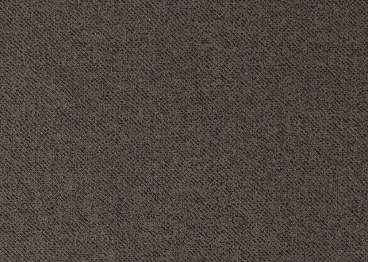 ECKSOFA in Velours Dunkelbraun  - Dunkelbraun/Schwarz, Design, Holz/Textil (167/260cm) - Welnova