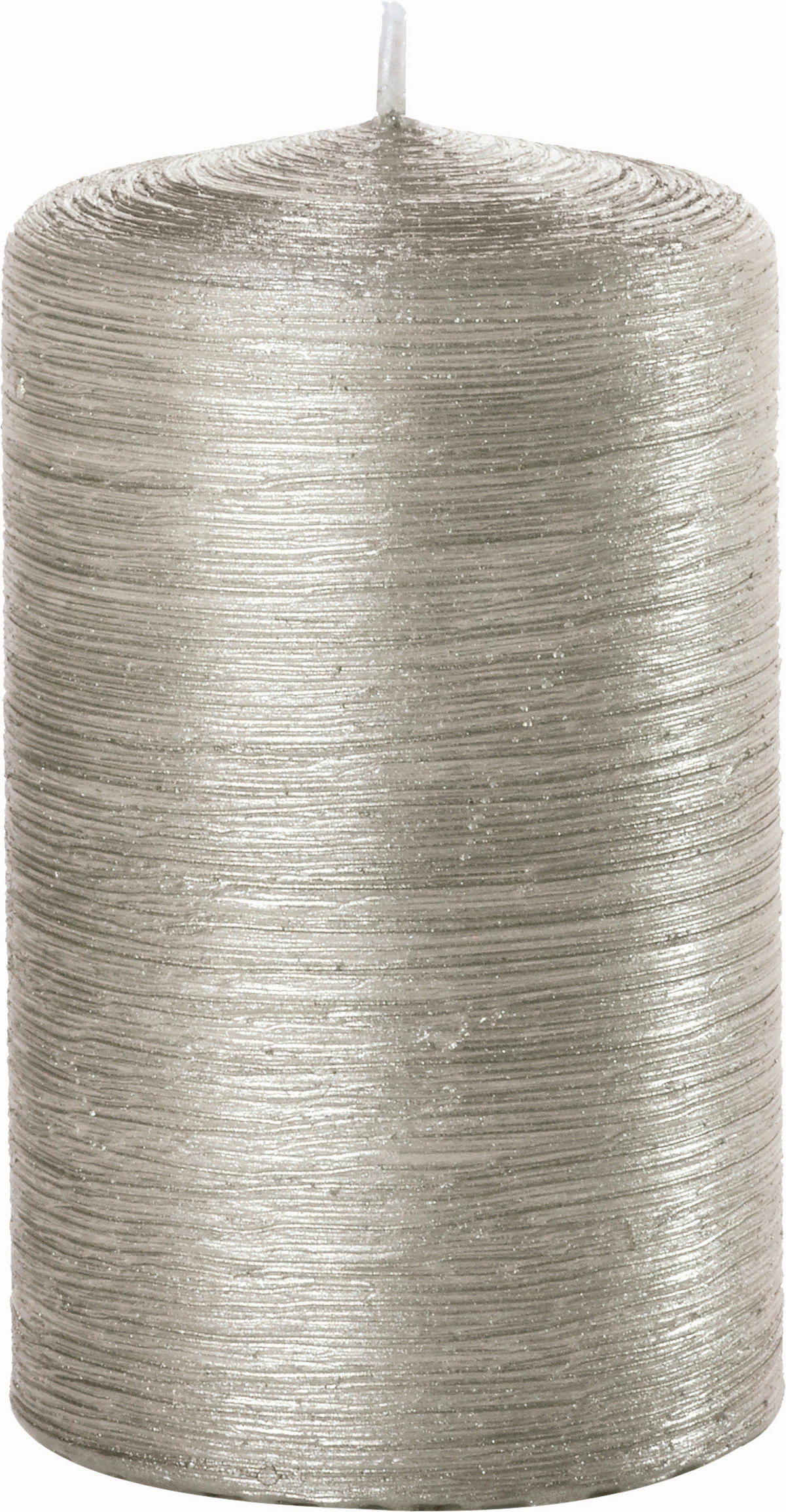 KERZE - Titanfarben, Basics, Naturmaterialien (6/10cm)