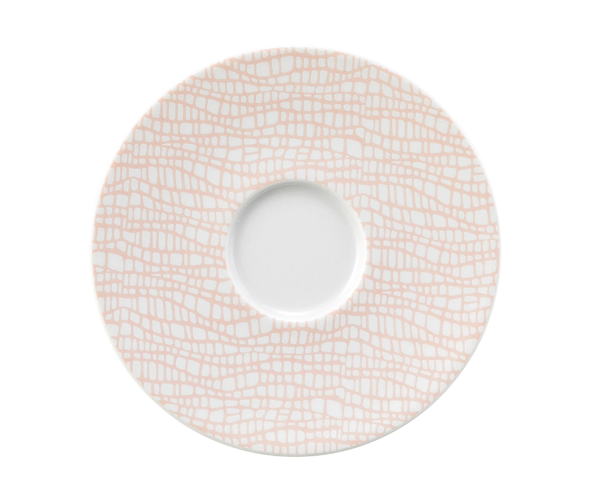 ESPRESSO-UNTERTASSE Life Fashion Posh Rose 14 cm  - Weiss/Rosa, Design, Keramik (14cm) - Seltmann Weiden