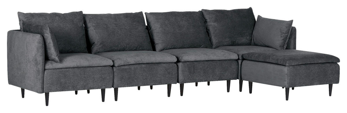 SOFFMODUL i flatväv antracit  - svart/antracit, Klassisk, trä/textil (83/72/83cm) - MID.YOU