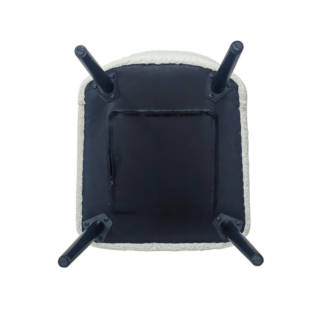 FOTEL - fekete/fehér, Design, textil/fa (67/79/72cm) - Carryhome