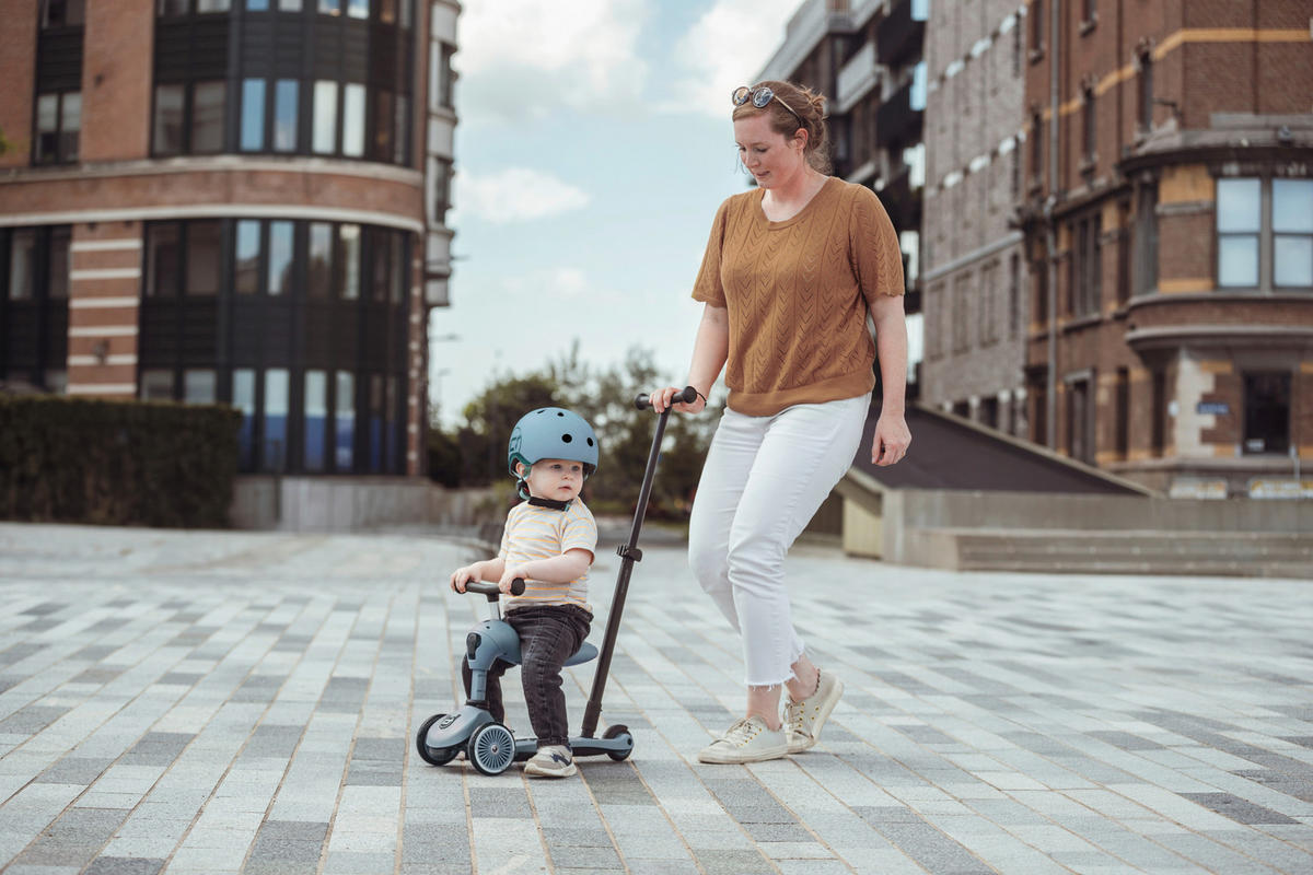 KINDERSCOOTER  - Pastellblau, Trend, Kunststoff (3,1kg) - Scoot and Ride