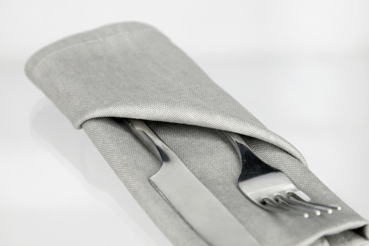STOFFSERVIETTE 40/40 cm   - Grau, Basics, Textil (40/40cm) - Schöner Wohnen
