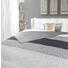 PŘEHOZ NA POSTEL, 220/240 cm, šedá, bílá - šedá/bílá, Design, textil (220/240cm) - Novel PŘEHOZ NA POSTEL, 220/240 cm, šedá, bílá - šedá/bílá, Design, textil (220/240cm) - Novel