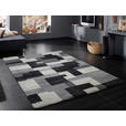 WEBTEPPICH 140/200 cm Astor Grid Grau, Schwarz  - Schwarz/Grau, Design, Textil (140/200cm) - Novel