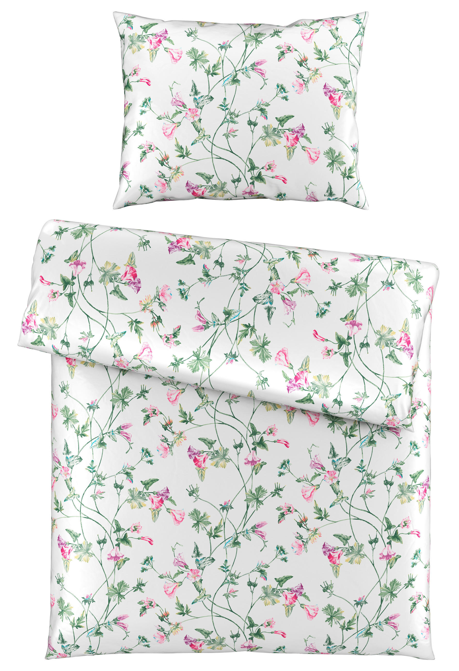 ÁGYNEMŰHUZAT-GARNITÚRA 140/200 cm  - pink/fehér, Konventionell, textil (140/200cm) - Esposa