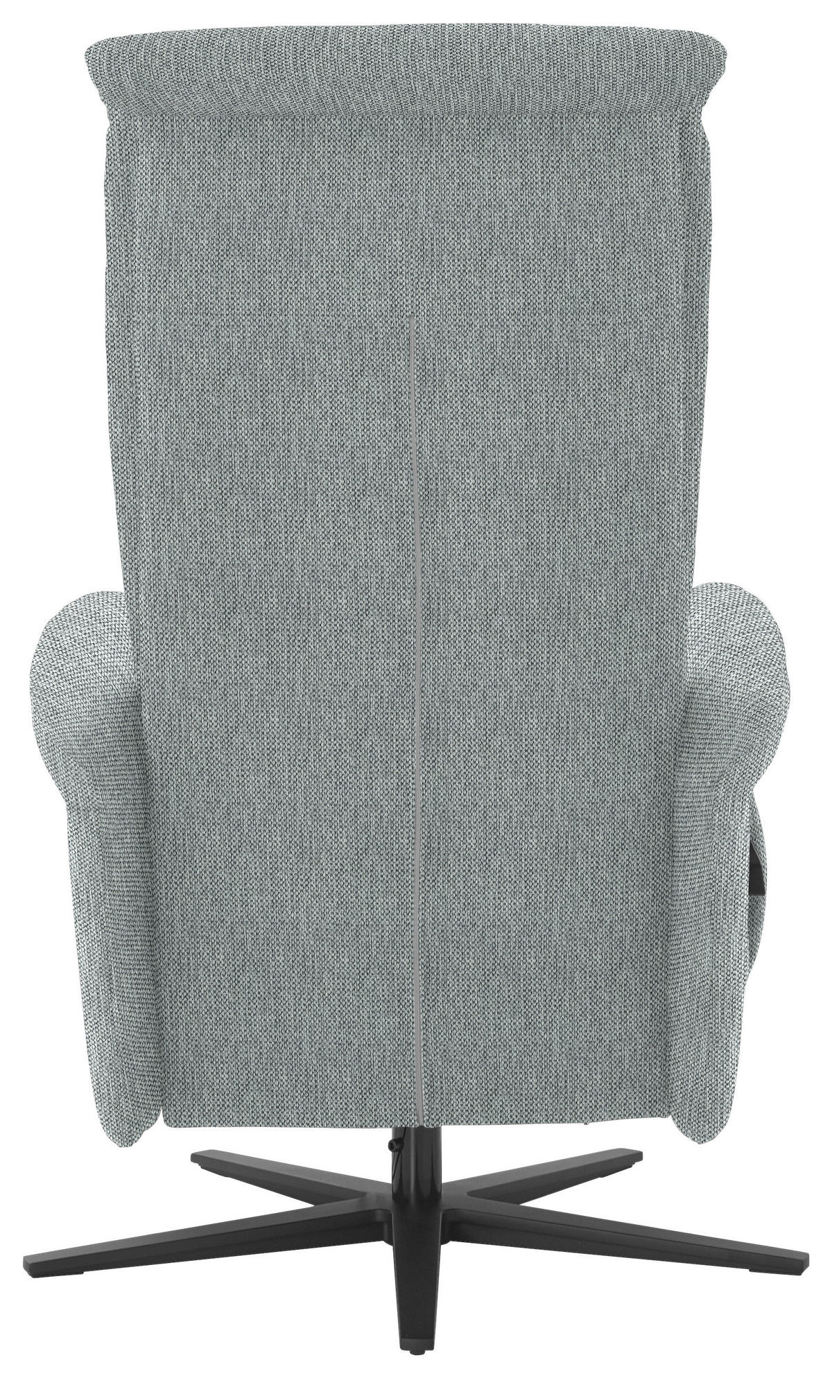 RELAX FOTEL - fekete/szürke, Design, textil/fém (77/115/89cm) - Pure Home Comfort