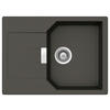 SPÜLE MAND100SAGAS  - Dunkelgrau, Basics, Stein (69,0/30,5/51,0cm) - Schock