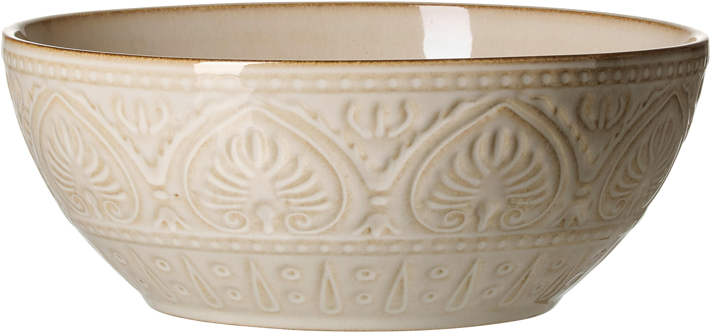 SCHALE Omara   - Beige, Basics, Keramik (23/23/9cm) - Ritzenhoff Breker