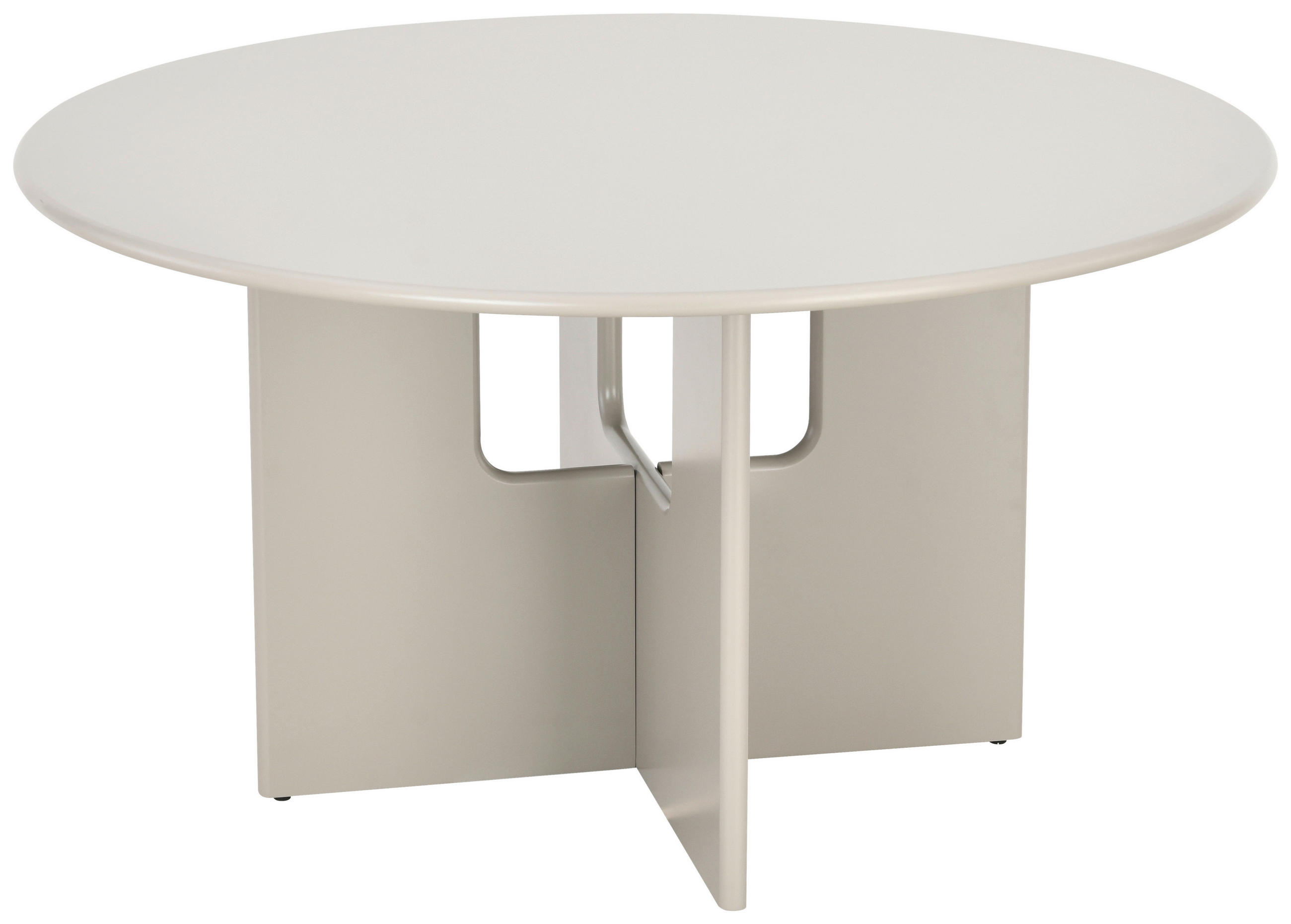 ESSTISCH 140/140/75 cm Nachbildung  Holzwerkstoff rund Greige  - Greige, Modern, Holzwerkstoff (140/140/75cm) - Livetastic