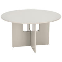 ESSTISCH 140/140/75 cm Nachbildung  Holzwerkstoff rund Greige  - Greige, Modern, Holzwerkstoff (140/140/75cm) - Livetastic