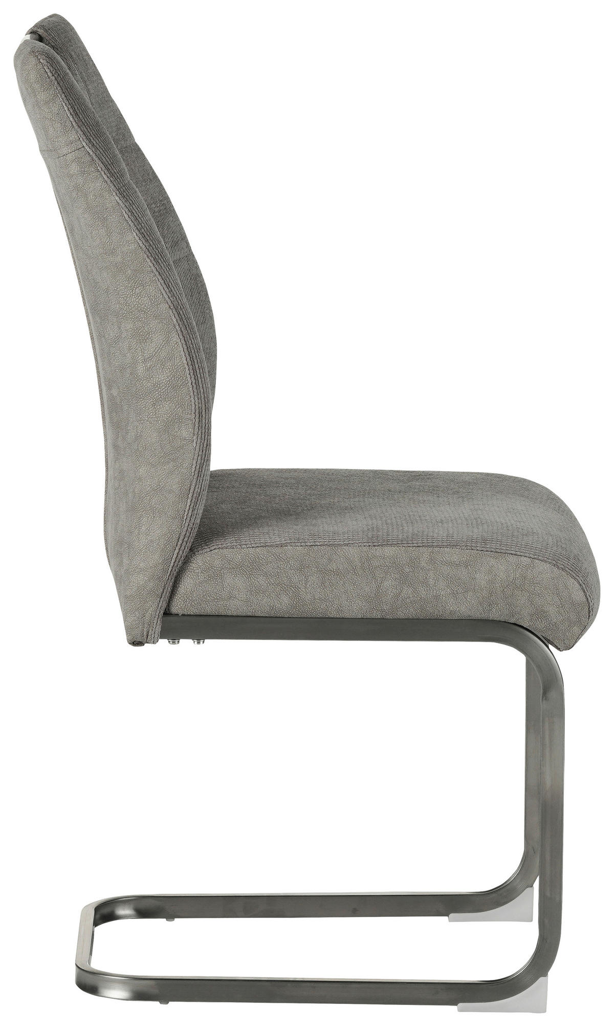 NIHAJNI STOL, kovina, tekstil bež  - barve kroma/bež, Design, kovina/tekstil (44/96/59cm) - Xora