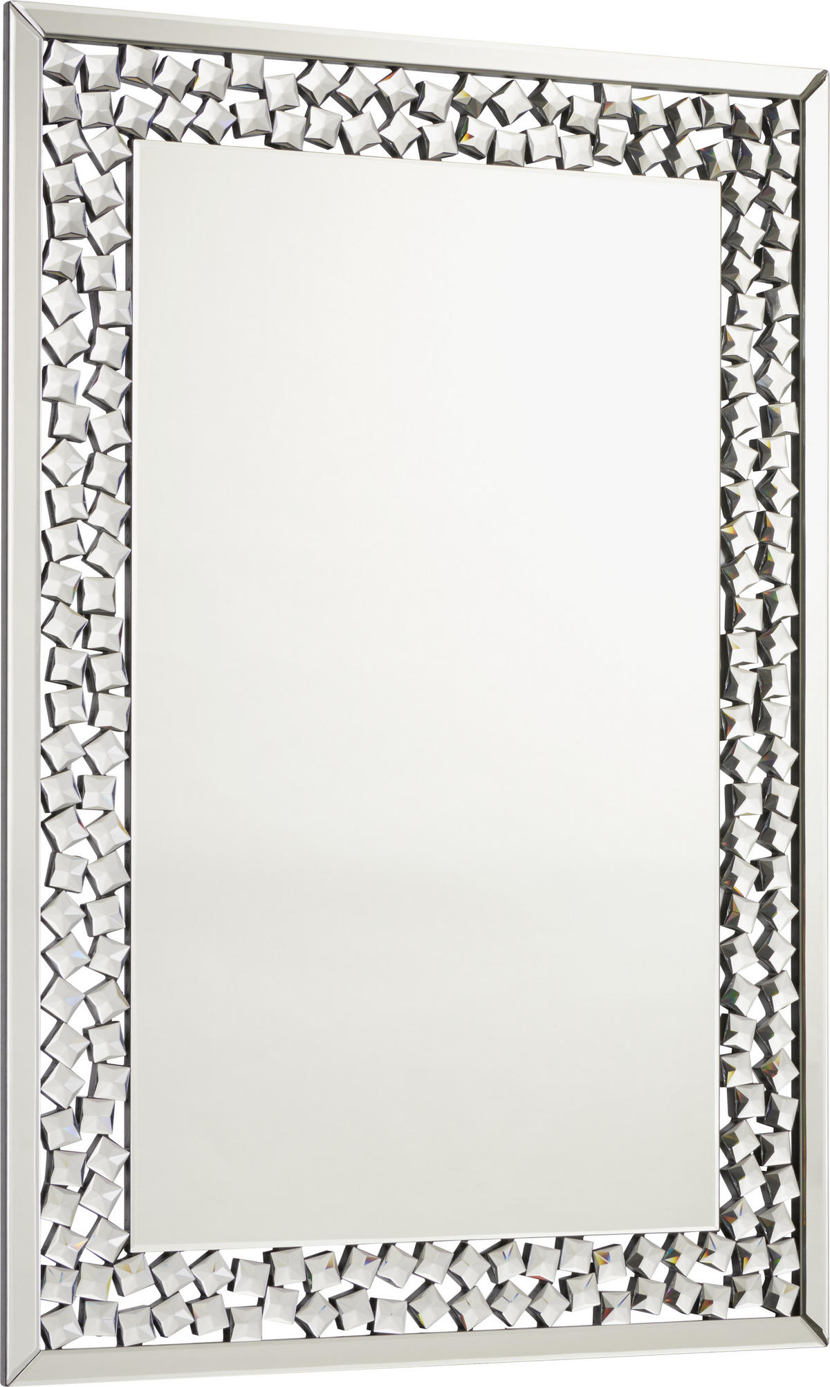 ZRCADLO 80/120/2 cm  - barvy stříbra, Design, kompozitní dřevo/sklo (80/120/2cm) - Xora