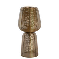 TISCHLEUCHTE ABOSO 24/54 cm   - Bronzefarben, Trend, Metall (24/54cm) - Light & Living