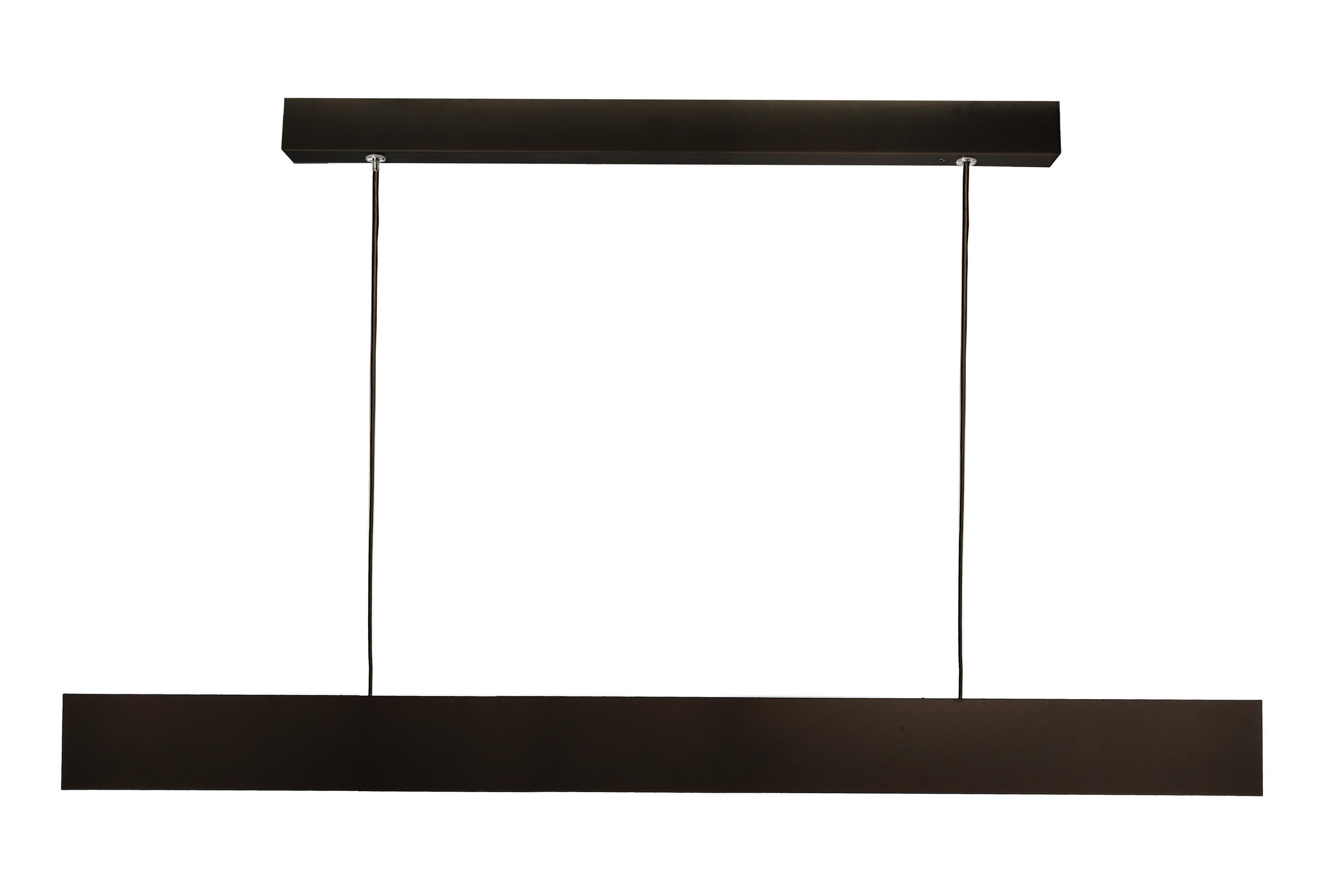 LED-PENDELLEUCHTE Apollon 100/0,8/8 cm   - Schwarz, Design, Metall (100/0,8/8cm)