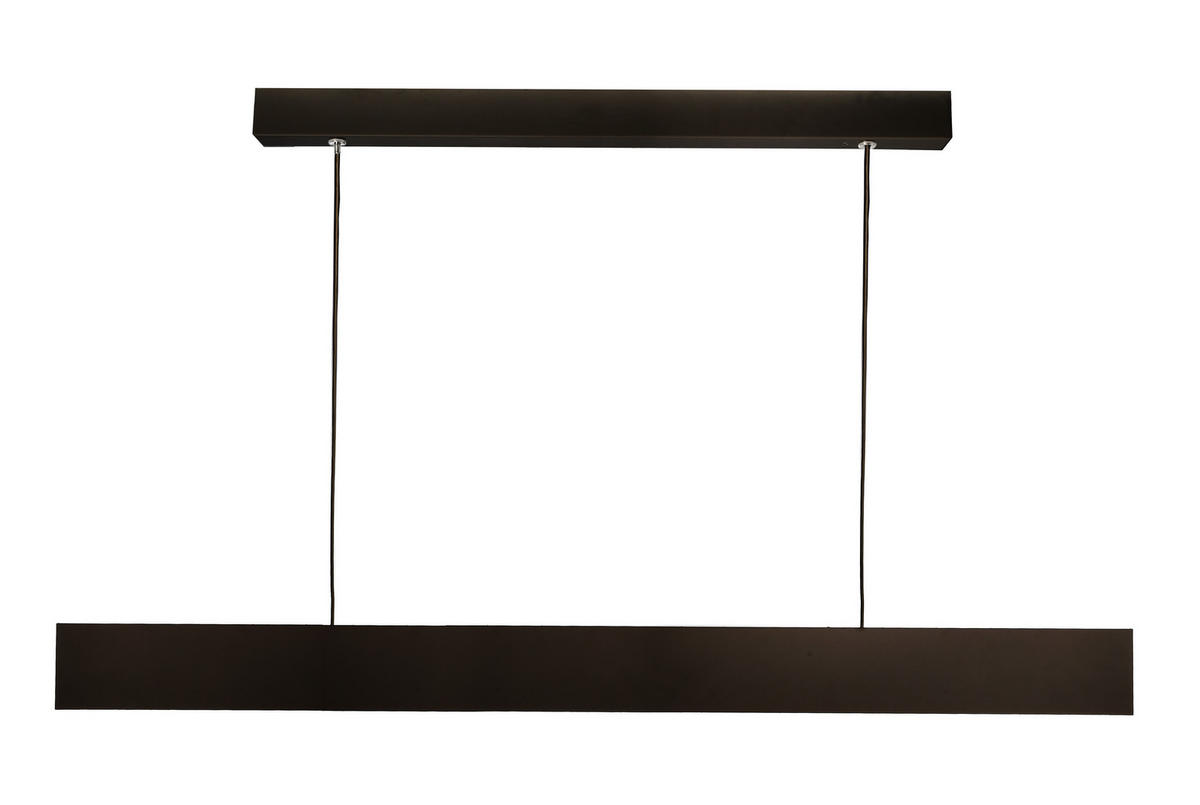 LED-PENDELLEUCHTE Apollon 100/0,8/8 cm   - Schwarz, Design, Metall (100/0,8/8cm)