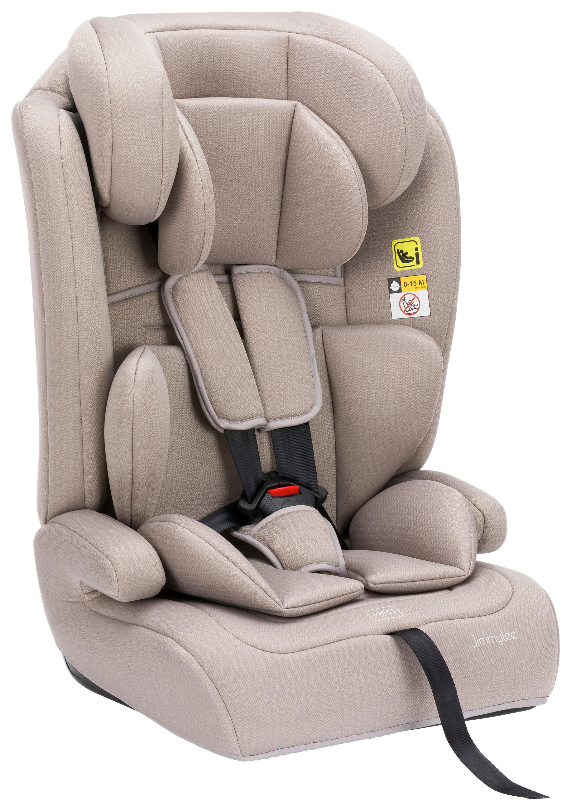 KINDERAUTOSITZ   - Beige, Basics, Kunststoff/Textil (73/44/48cm) - Jimmylee